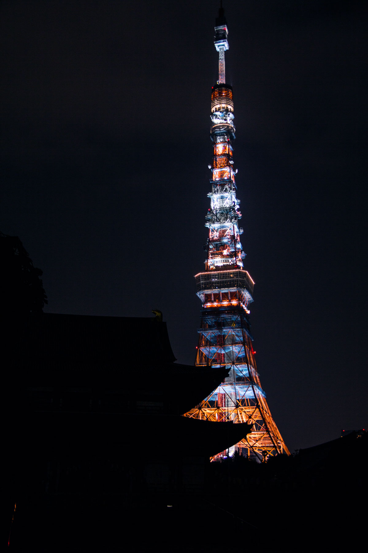 Tokyo Tower At Night By Dmitrizzle Artsocket Art Gallery Store